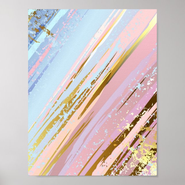 Textured Pink Background Poster (Front)