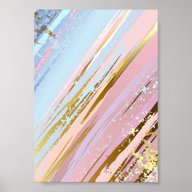 Textured Pink Background Poster (Front)