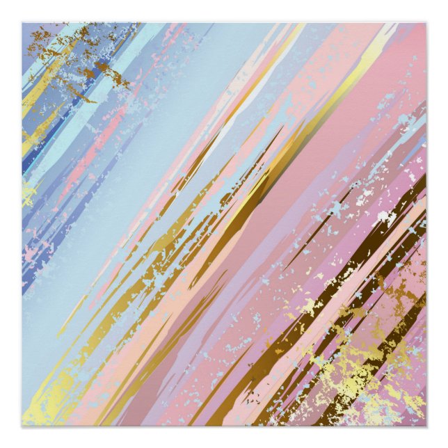 Textured Pink Background Poster (Front)