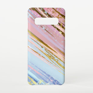 Textured Pink Background Samsung Galaxy S10 Case