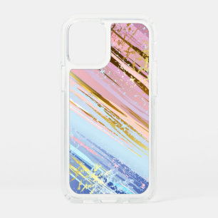 Textured Pink Background Speck iPhone 12 Mini Case