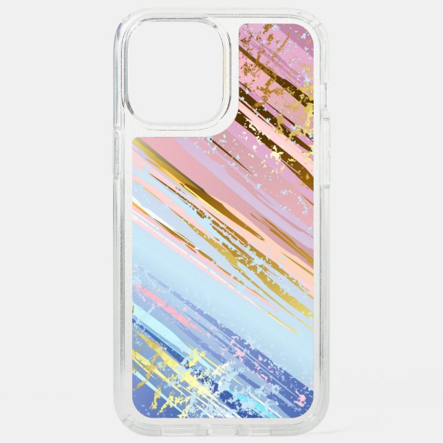 Textured Pink Background Speck iPhone 12 Pro Max Case (Front)