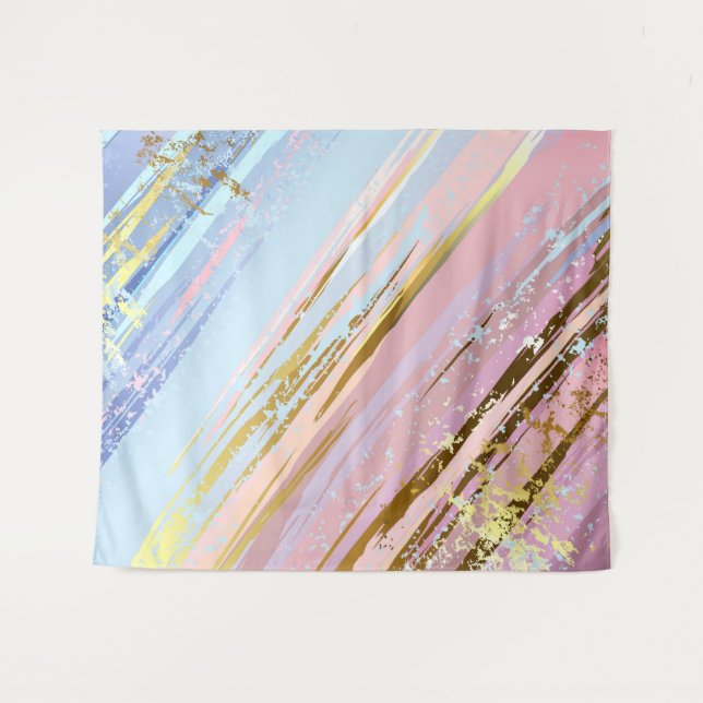 Textured Pink Background Tapestry (Front (Horizontal))