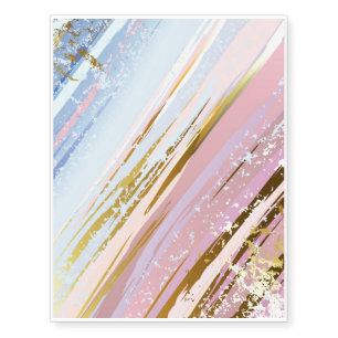 Textured Pink Background Temporary Tattoos