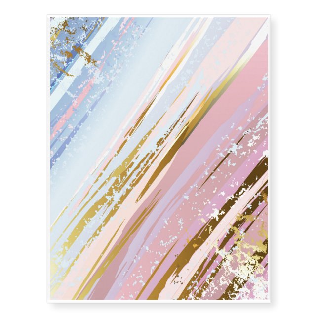 Textured Pink Background Temporary Tattoos