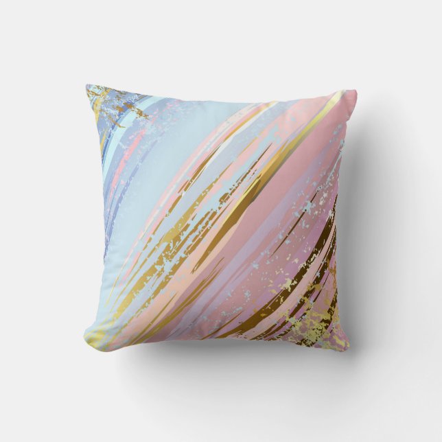 Textured Pink Background Throw Pillow (Front)