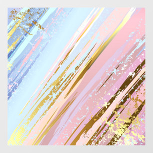 Textured Pink Background Window Cling