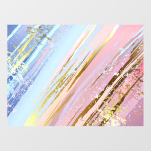 Textured Pink Background Window Cling