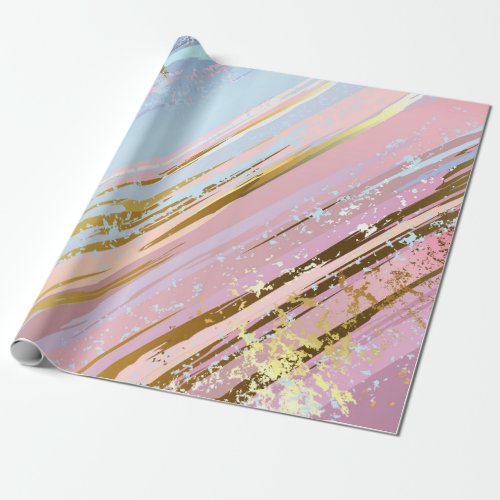 Textured Pink Background Wrapping Paper
