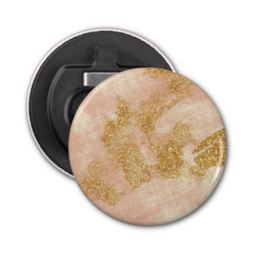  Textured Pink Gold Glitter Distressed Golden Bottle Opener