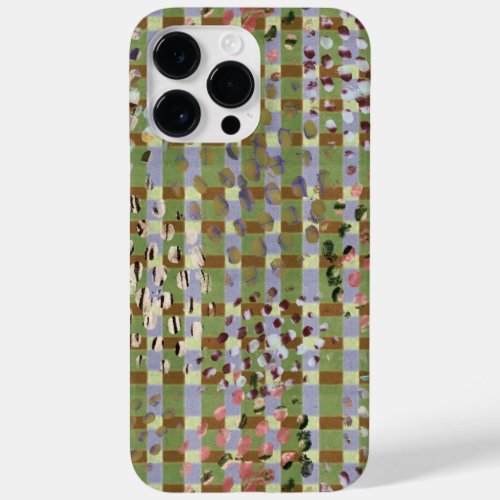Textured Pointillism Grid Pattern Artwork Case-Mate iPhone 14 Pro Max Case