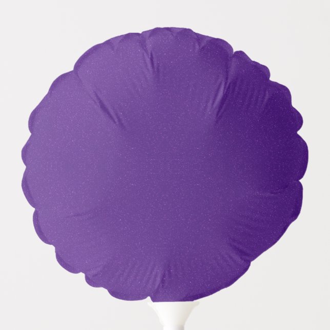 Textured Purple Scalloped Foil Balloon – Customize (Front)