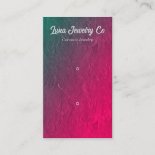 Textured Rainbow 2 Pin Jewelry Business Card
