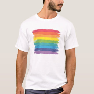 Textured Rainbow T-Shirt