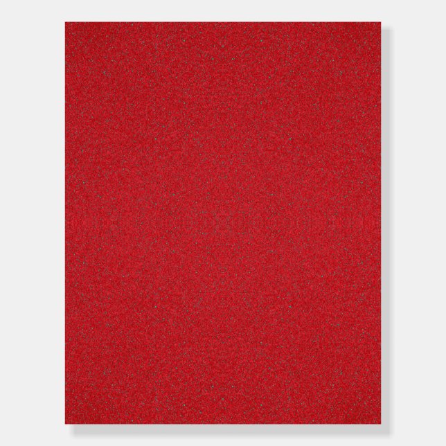 Textured Red Foam Board – Custom Design (Front)