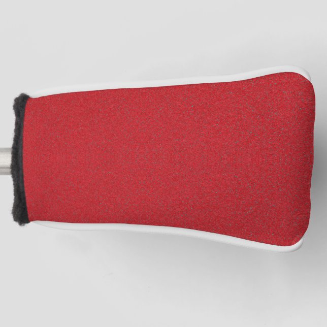 Textured Red Golf Head Cover (Customizable) (Front)