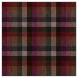 Textured red, gray, raspberry checkered. fabric