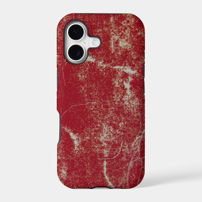 Textured Red Paper Case-Mate iPhone Case (Back)