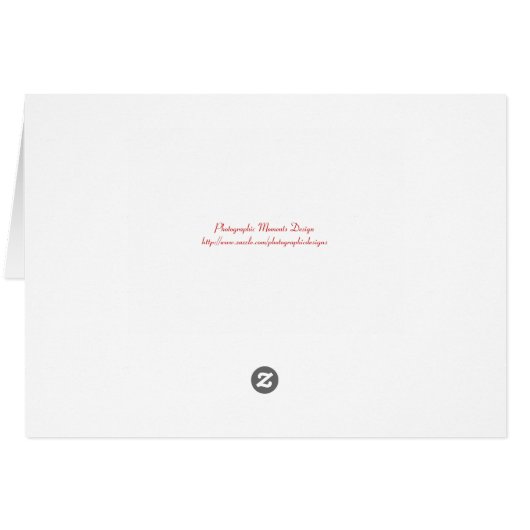 Textured Red Rose Valentine's Day Card (Back Horizontal)