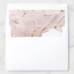textured rose gold wedding Envelope Liner