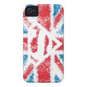 Textured S-Shield Over Flag Case-Mate iPhone Case (Back)