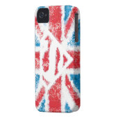 Textured S-Shield Over Flag Case-Mate iPhone Case (Back Left)