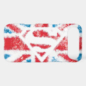Textured S-Shield Over Flag Case-Mate iPhone Case (Back (Horizontal))