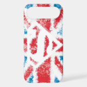Textured S-Shield Over Flag Case-Mate iPhone Case (Back)