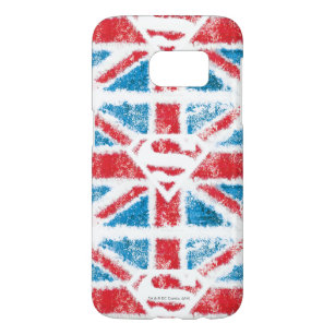 Textured S-Shield Over Flag Samsung Galaxy S7 Case