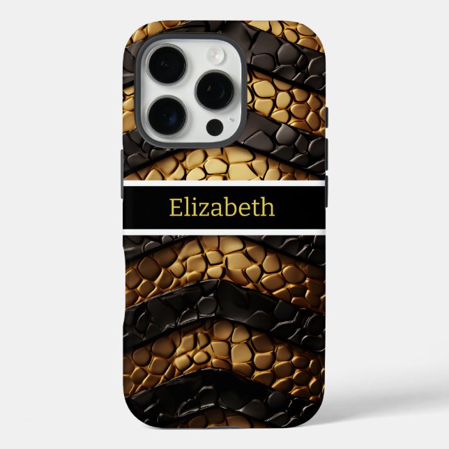 Textured snakeskin details from a venomous serpent Case-Mate iPhone case (Back)