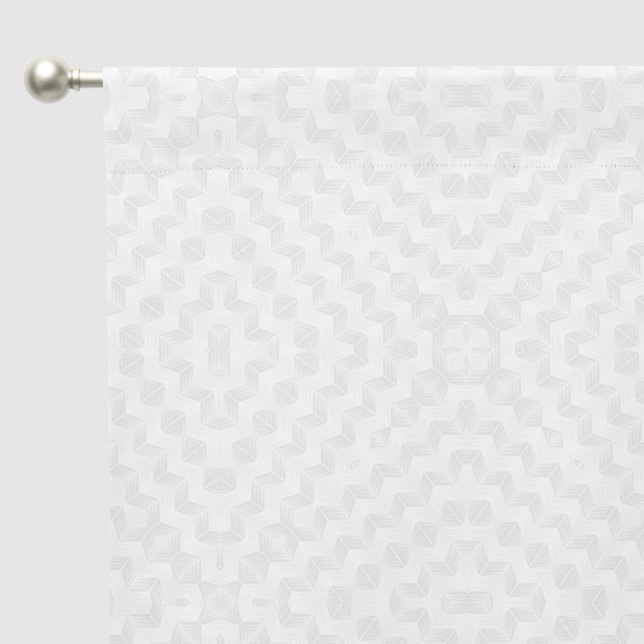Textured solid white. blackout curtains (Pocket)