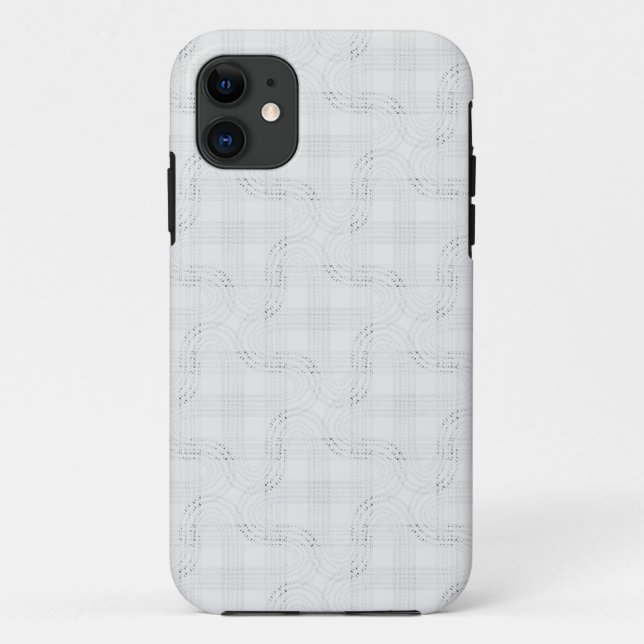 Textured solid white.  Case-Mate iPhone case (Back)