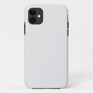 Textured solid white. iPhone 11 case