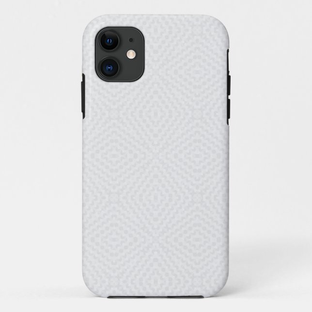 Textured solid white. Case-Mate iPhone case (Back)