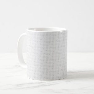 Textured solid white. coffee mug