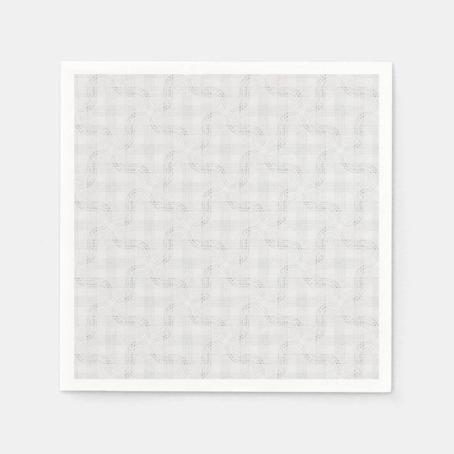 Textured solid white.  napkins (Front)