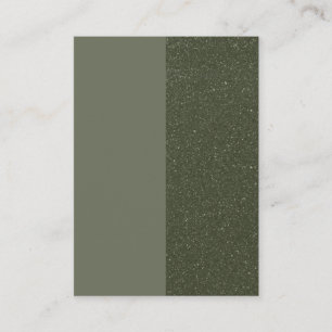 Textured Split Moss Green Promo Card – Customize