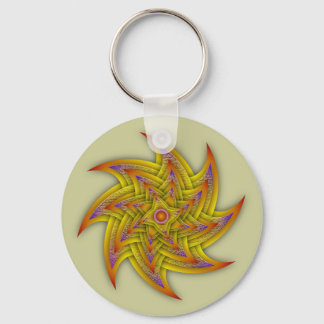 Textured Stars Keychain
