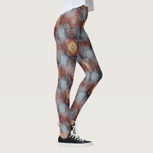Textured Stone Abstract Modern Pattern Leggings