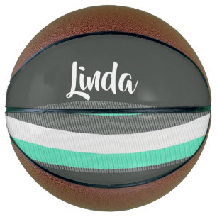 Textured stripes pattern basketball