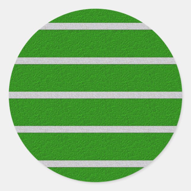 Textured Stripes stickers, customize Classic Round Sticker (Front)
