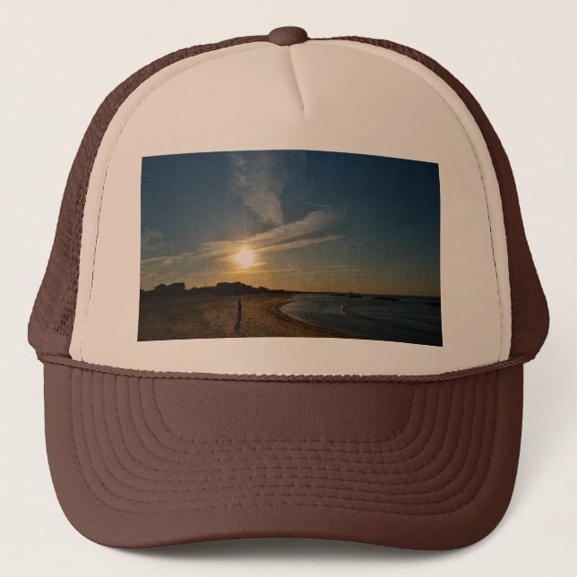 Textured Sunset by Shirley Taylor Trucker Hat (Front)