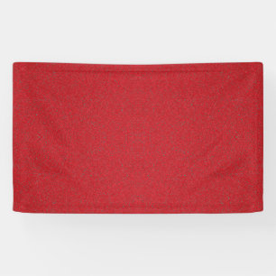 Textured Tomato Red Custom Banner