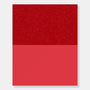 Textured Tomato Red Top Foam Poster Board (Custom)