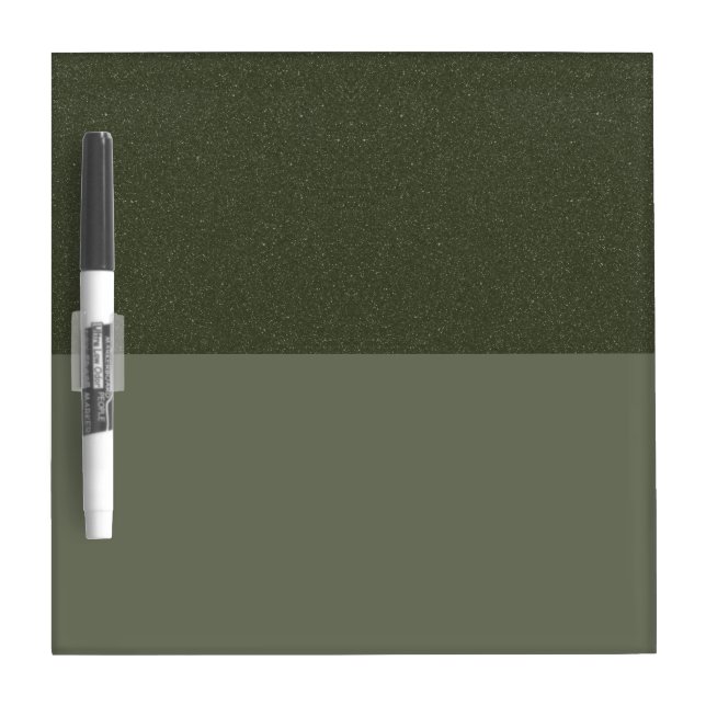 Textured Top Moss Green Dry Erase Board (Custom) (Front)