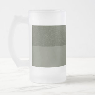 Textured Top Moss Green Frosted Mug – Customizable
