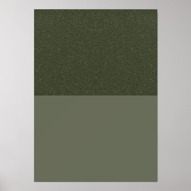 Textured Top Moss Green Poster – Customizable Holder (Front)