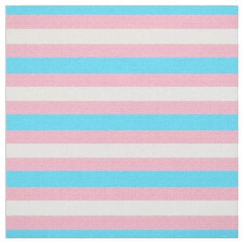 Textured Transgender Pride Flag Design Fabric