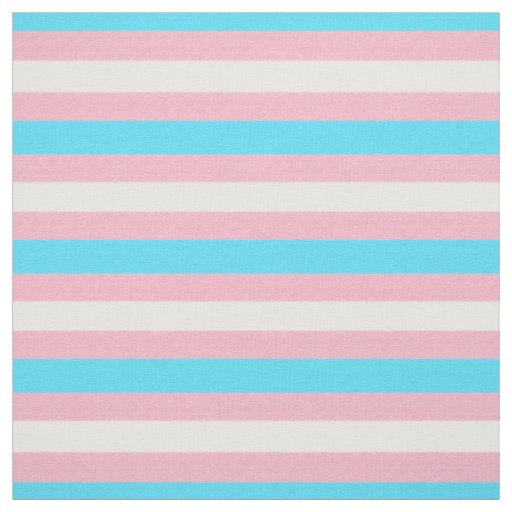 Textured Transgender Pride Flag Design Fabric