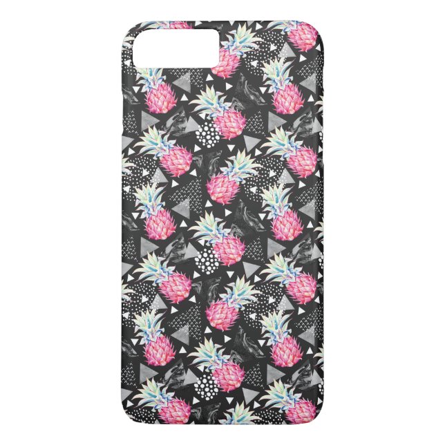 Textured Triangle Pineapple Pattern Case-Mate iPhone Case (Back)